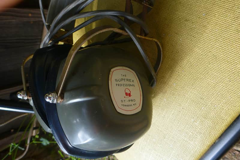 Antique Superex ST-PRO studio headphones 1960's image 1
