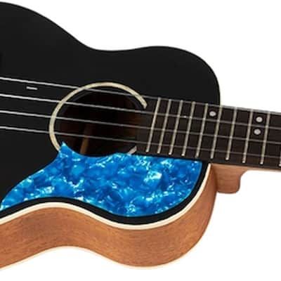 Flight IRIS CONCERT BK Solid Spruce Top Okoume Neck 4-String Ukulele w/Padded Gig Bag image 6