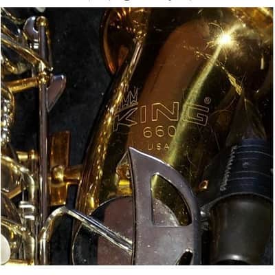 KING Empire 660 Alto Saxophone, USA, Very Good Condition. with Case/Neck/Mouthpiece image 2