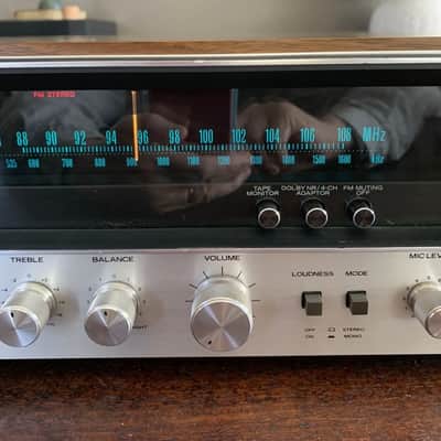 Sansui 5050 - Silver with wood siding image 3