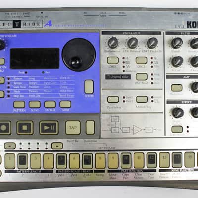 Korg Electribe-A EA-1 Analog Modeling Synthesizer 1999 - Silver image 5