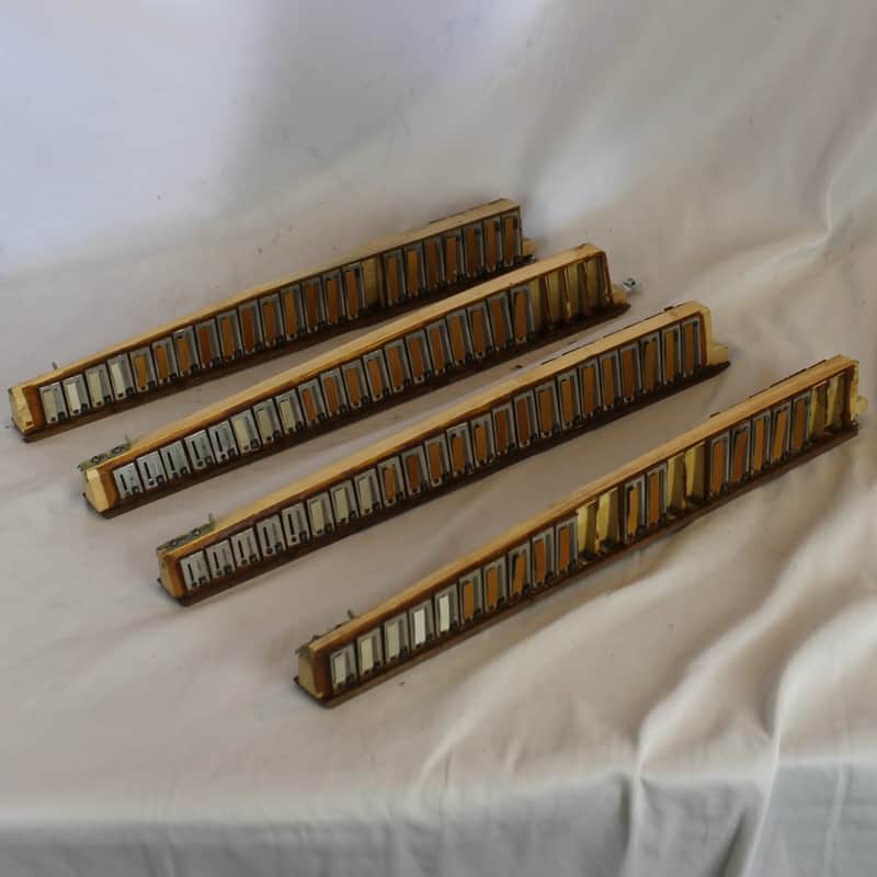 Accordion Part - Lot of 4 Treble Reed Blocks for Full Sized Piano Accordion LMMM Incomplete image 1