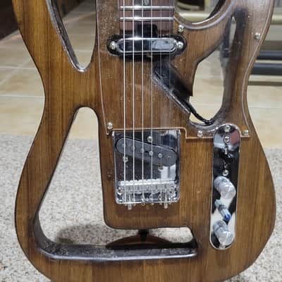 JIMCAT PIEZO HOLLOW medium walnut TELECASTER image 3