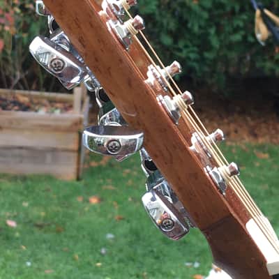 Zager Acoustic-Electric "Parlor" (Truly a 12-Fret 00-000 Size) 2020 Mahogany image 11