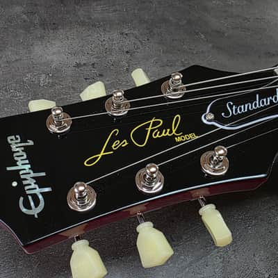 Epiphone Les Paul Standard 50s Left Hand BRAND NEW Vintage Sunburst LH Lefty Handed Flame Top 50's Electric Guitar image 11