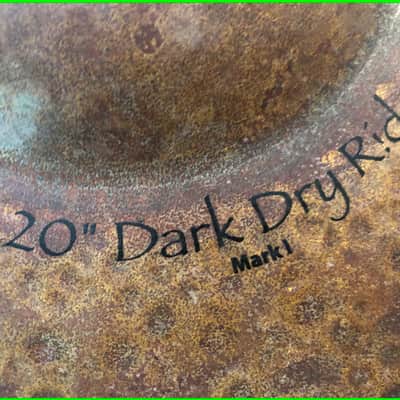 Paiste Signature 20" Dark Dry Ride Mark I 2226g from 2000 ~ GORGEOUS MUSICAL TONE! with Sound File! image 2