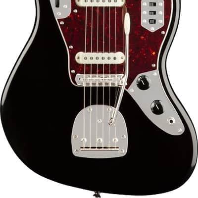 Squier Classic Vibe '70s Jaguar Electric Guitar. Laurel FB, Black image 2