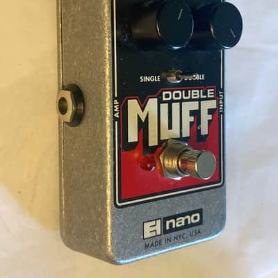 Electro-Harmonix Double Muff Nano Fuzz 2010 - 2020 - Black / Red / Metal image 3