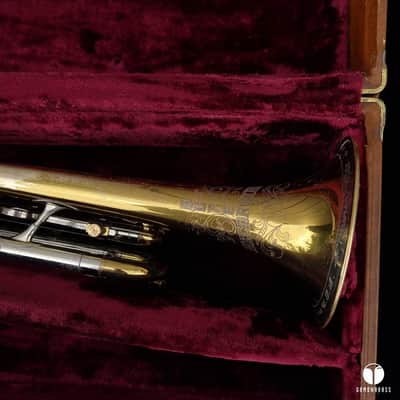 F.E. Olds & SonSuper Recording Los Angeles offset valves trumpet gamonbrass Bild 7