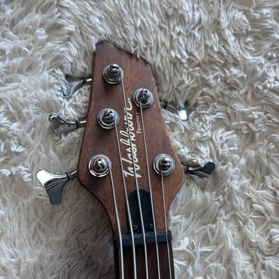 Washburn T25NMK Taurus 5-String Bass - Natural Matte image 3