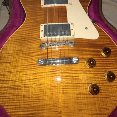 Gibson Les Paul Classic Premium Plus 1992 Amber Burst With OHSC image 1