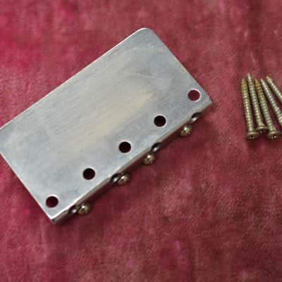Vintage Pre-CBS Fender Bass Bridge Plate - Precision Jazz - Saddles, 1950's 1960's,  100% original Pre-CBS part! image 11