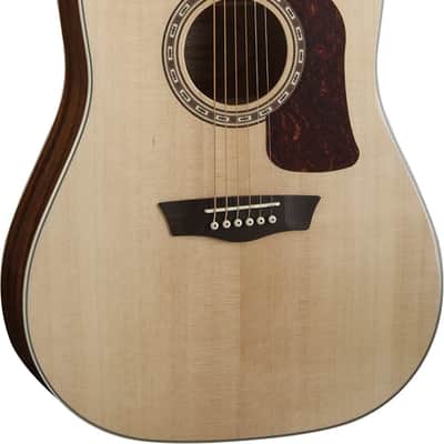 Washburn 6 String Acoustic Guitar, Natural Gloss (HD10S-O) image 2