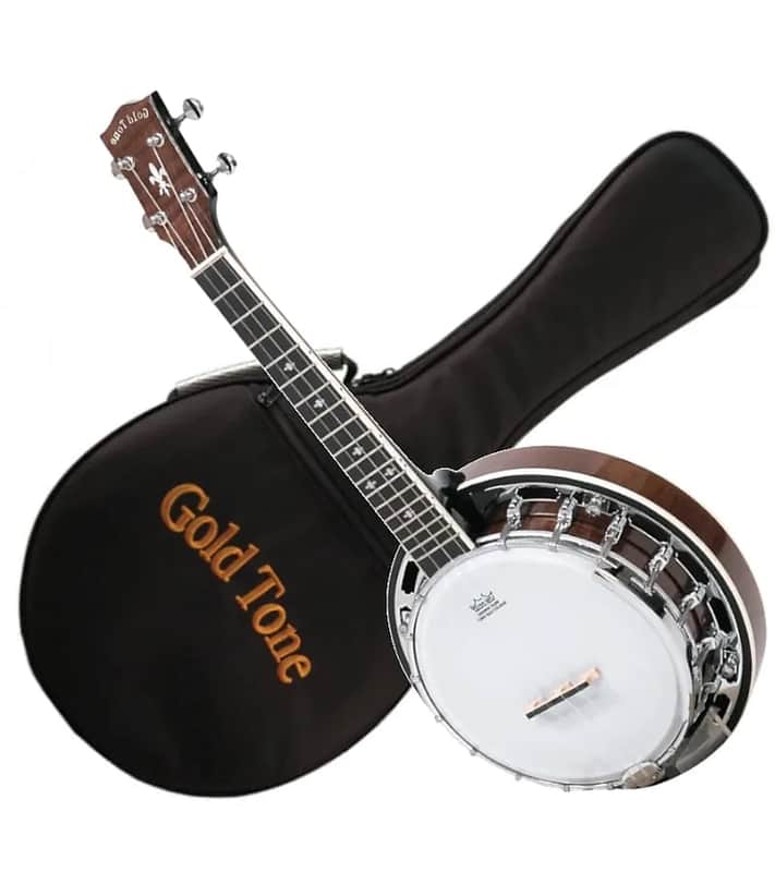 Gold Tone Banjolele-DLX/L Concert Scale Professional Banjo Ukulele Deluxe w/Gig Bag For Left Handed Players image 1