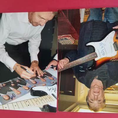 Jay and the Americans Signed Squier Bullet Stratocaster by Fender image 9