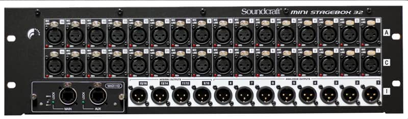 Soundcraft Mini Stagebox 32 Input/16 Output image 1
