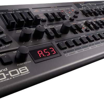 Roland JD-08 Boutique Series Programmable Synthesizer Module 2021 - Present - Black image 2