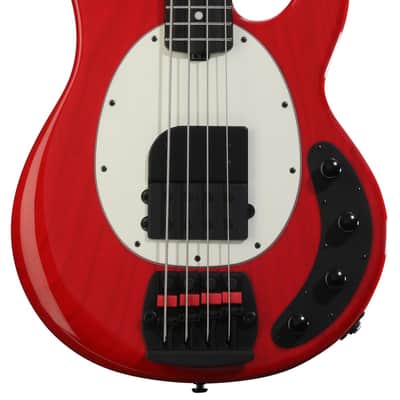 Ernie Ball Music Man Tim Commerford Artist Series StingRay Bass Guitar - Caliper Red  Active image 1