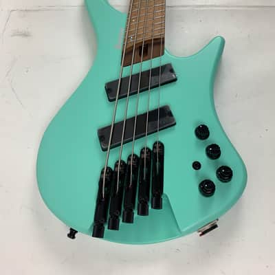 Ibanez Bass Workshop EHB1005MS Sea Foam Green Matte + GIG BAG - 5-String Electric Bass Guitar multiscale multi scale EHB 1005 MS image 9