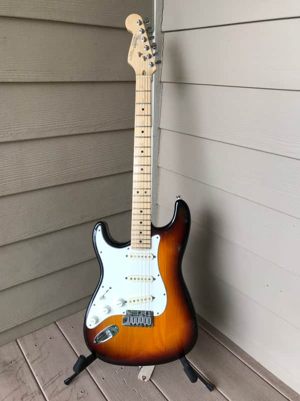 Fender USA Lefty Sunburst Stratocaster Early 90's With HSC image 1