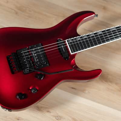 ESP Horizon-I Original Japan Floyd Rose Guitar w/ Case – Deep Candy Apple Red image 9