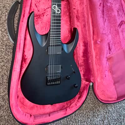 Washburn PX-SOLAR 160c  Black  Matte w/   SG381 MG-T & EMG-HZ Electric guitar tkl gigbag  (Ola Englund) image 10