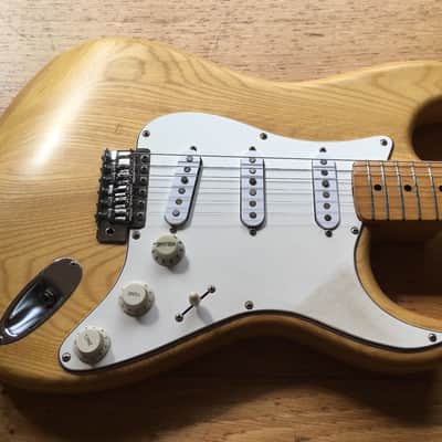 Greco Vintage Supersounds Stratocaster  FujiGen Built 1977 Natural Ash image 5