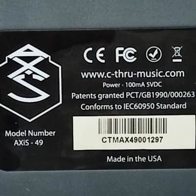 C-thru Axis 49 Controller midi keyboard image 4