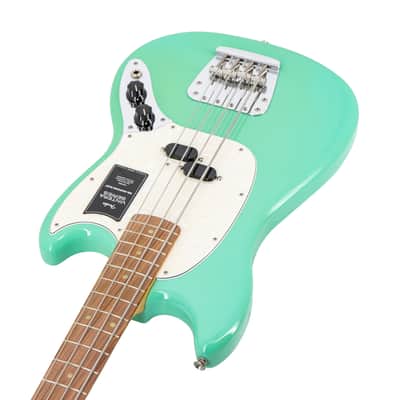 Fender Vintera 60s Mustang Bass Guitar, Pau Ferro FB, Sea Foam Green, MX2018XXXX image 2