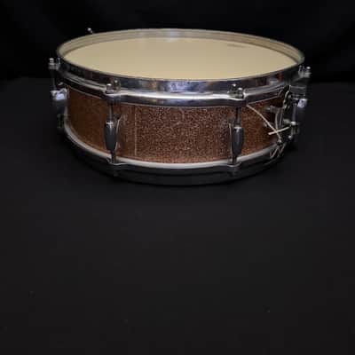 Immagine Gretsch Broadcaster X4175 "Max Roach" Progressive Jazz 14" x 4" snare drum 1960's - Champagne Sparkle - 11