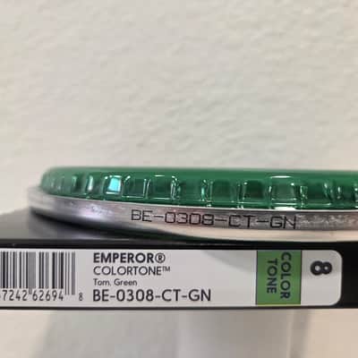 8"REMO Emperor Colortone Clear green drum head image 5