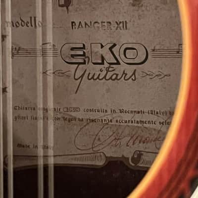 Vintage Eko Ranger XII Late 60s to Early 70s - Italy image 6