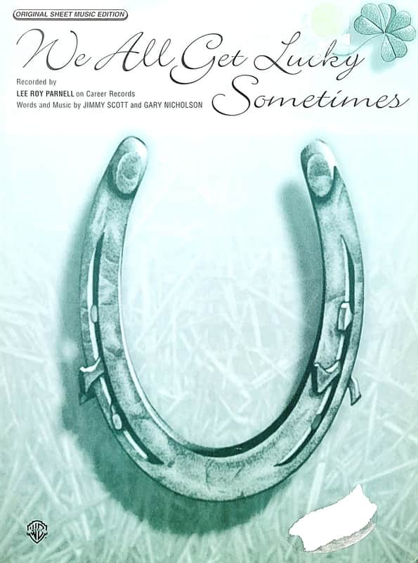 We All Get Lucky Sometimes - Piano/Vocal/Chords Sheet Music image 1