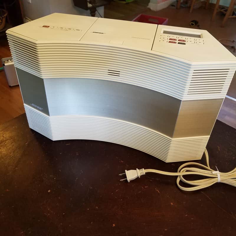 Acoustic Wave Music System II NO REMOTE CD-3000 1998 - White and Silver image 1