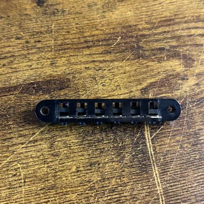 Gibson Schaller Made in Germany Nashville Bridge *NOS* (1980s - Black) image 5