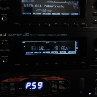 Graphic Display Upgrade - Roland XV-5080 Custom (Negative) Black LED Graphic Display ! image 4