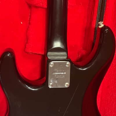 Washburn G-2V Solidbody Electric Guitar Vintage Japan 1980s - Black image 11