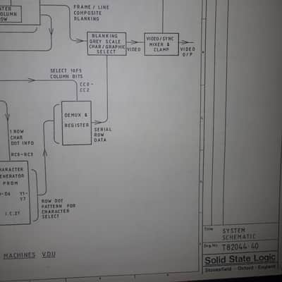 Service Mamual for Solid State Logic Master Studio System Computer 1982-85 image 24