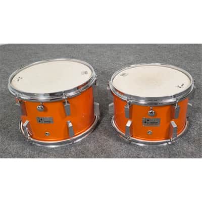 Used Vintage Sonor Champion 5pc Drum Set Metallic Orange w/Hardware - Very Good image 10