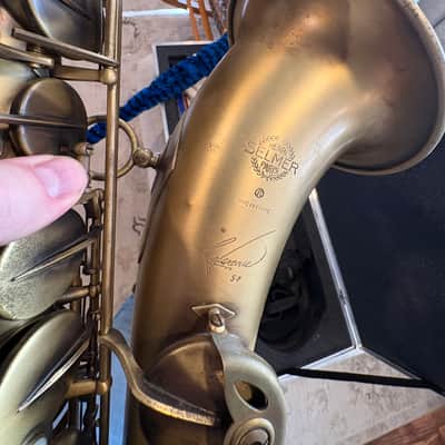Henri SELMER Paris Reference 54 Tenor Saxophone #546237 Matte Vintage image 4