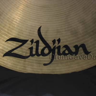 20" ZILDJIAN A series ROCK RIDE CYMBAL, 2722 grams, BLOCK LETTER ERA, PRE-SERIAL NUMBER image 8