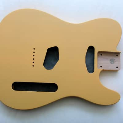 TELE Body 4.2 lbs /Alder 2-Piece/Butterscotch Blonde - Nitro Finish/ Telecaster- (Fits Fender, Warmoth etc. ) image 1