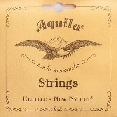 Aquila AQ22U Single Nylgut Baritone Low D (Wound) Ukulele String - 22U imagen 2
