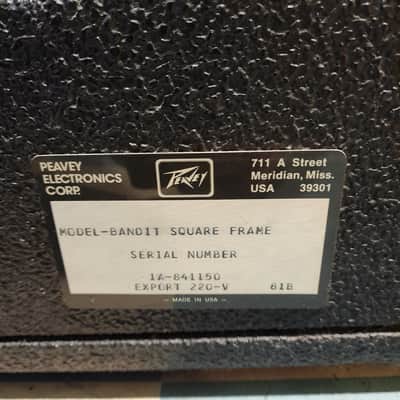Peavey Solo Series Bandit Square Frame Amp image 13