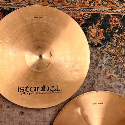 Istanbul AGOP JOEY WARONKER Hihats 14” 778 1112 g CLEAN! Responsive & Complex! Why Pay $607?? image 5