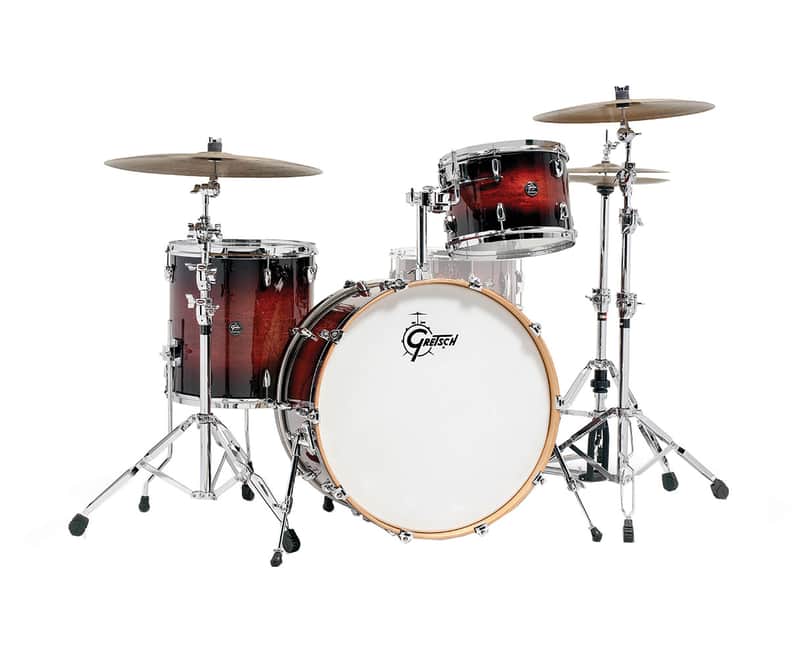Gretsch Renown 3-Piece Drum Set w/ 24" Kick - Cherry Burst image 1