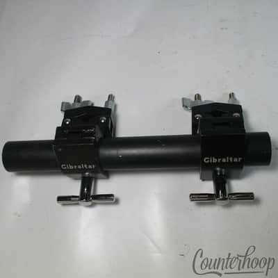 Gibraltar Drum Rack Tube 12x1.5"+2x Multi-Clamp Mounts Mounting Brackets Set Blk image 1