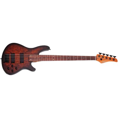C-5 Standard Tobacco Burl Schecter image 2