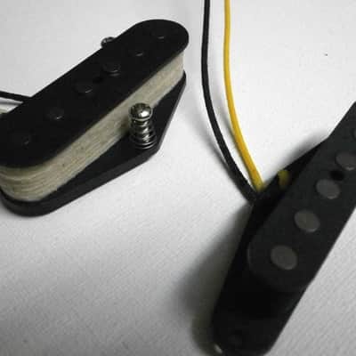 Telecaster Coil Tap SET 16,5k - 7,5k HOT Bridge A2 Pickups SET Custom Hand Wound by Q pickups image 4