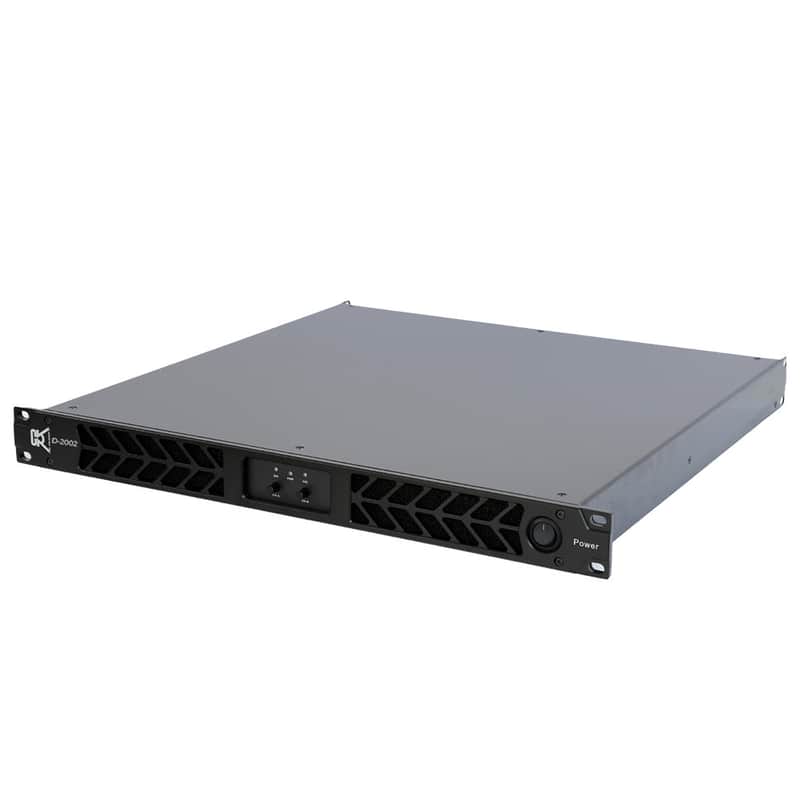CVR D-2002 Black 2 Channel Power Amplifier for PA Speakers and Live Sound image 1